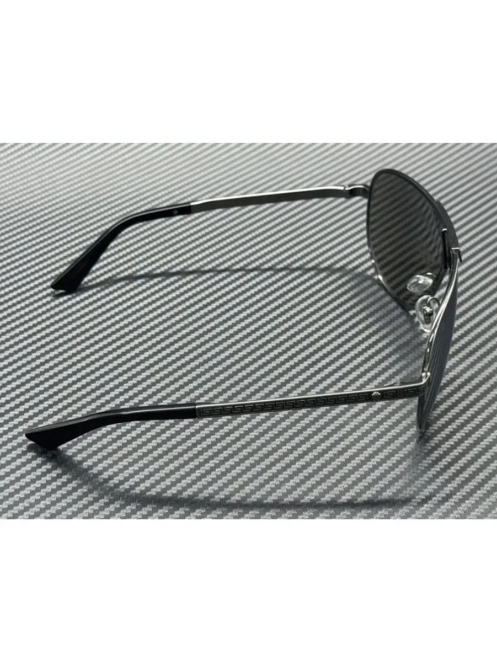 New Versace Men Gunmetal Sunglasses 70-20-140